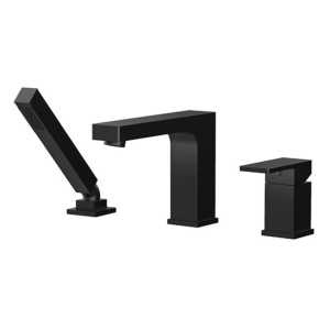 Robinet de bain 3 morceau Noir