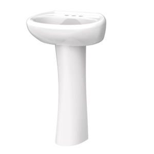 Lavabo sur pieds 3 trous 4cc