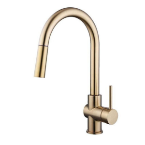 Robinet d’évier monotrou Bronze brossé