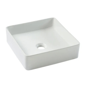 Square washbasin 14.5x14.5’’ White