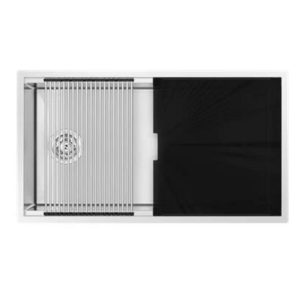 Éviers sur plan simple cuve 18x32’’ Stainless