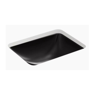 Lavabos sous plan coin arrondis 21x15’’ Noir