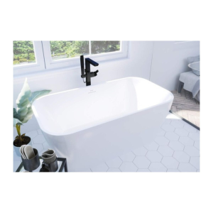 Bain autoportant une pièce 31x66’’ Blanc