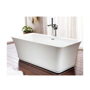 Bain autoportant une pièce 30x66’’ Blanc