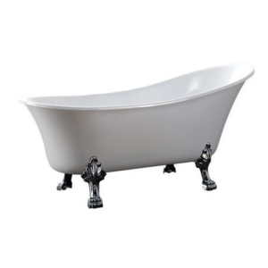 Bain sur pattes 30x60’’ Blanc