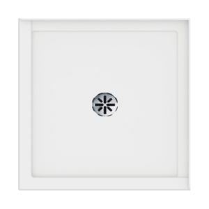 Base de douche en coin 36x36" Blanc