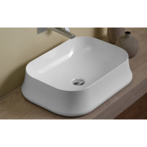 Rectangular basin 24x16" Pervinca matte