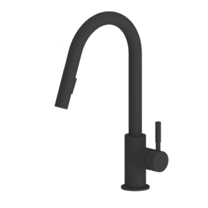 Robinet d'évier monotrou Noir
