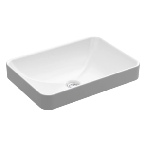 Lavabo vasque rectangulaire 22x16" Blanc