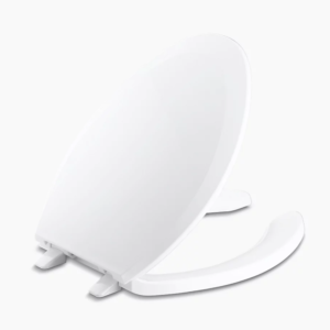 Siège de toilette allongé 18" Blanc