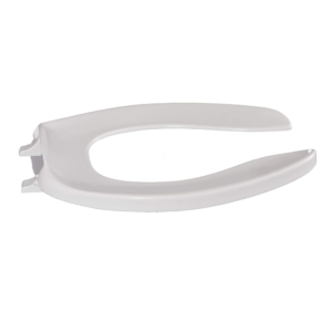 Siège de toilette allongé ouvert 18" Blanc