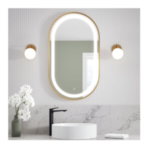 Miroir à Éclairage DEL oblong 22x38