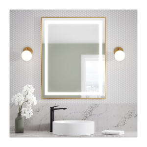 Miroir à Éclairage DEL rectangulaire 30x38