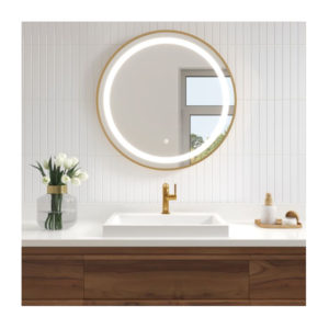 Miroir à Éclairage DEL rond 30x1 5/8