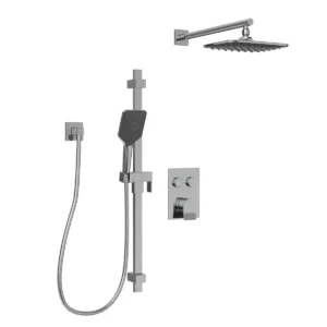 Garniture de douche thermostatique Bel Volta 145 - 2 sorties, chrome poli