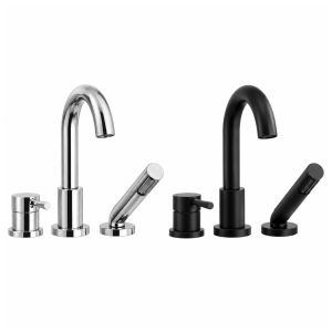 Robinet de bain romain 3 morceau rond